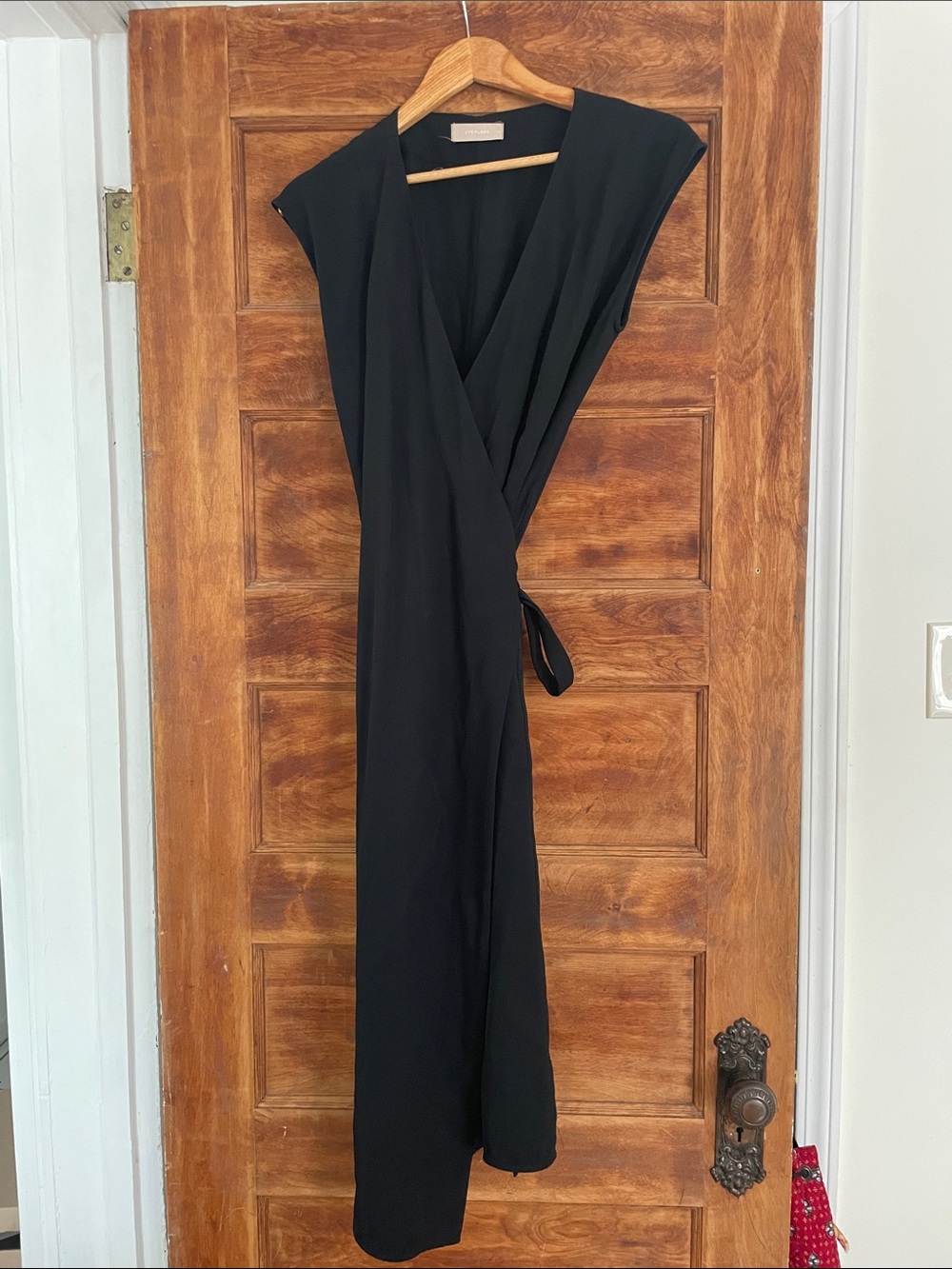 Everlane Japanese go save midi wrap dress size 2
